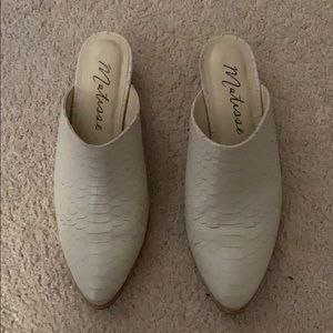 Matisse Mules with Short Heel